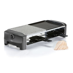 Princess 162820 Raclette 8 et 1/2 Gril et 1/2 Pierre à cuire