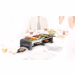 Princess 162820 Raclette 8 et 1/2 Gril et 1/2 Pierre à cuire - Vue supplémentaire 4