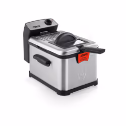 Princess 183002 Friteuse Premium, Friteuse, 4 L, 190 °C, Unique, Noir, Acier inoxydable, Rotatif