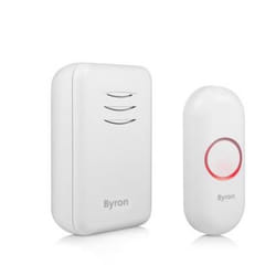 Byron DBY-22311NP Kit de sonnette de porte Blanc