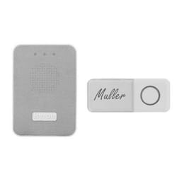 Byron DBY-22321NP Kit de sonnette de porte Blanc