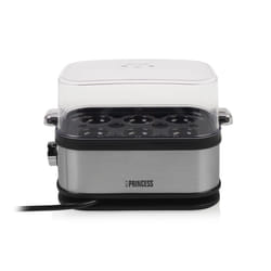 Princess 01.262046.01.001 cuiseur d'oeufs 6 œufs 400 W Noir, Argent