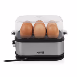 Princess 01.262046.01.001 cuiseur d'oeufs 6 œufs 400 W Noir, Argent - Vue supplémentaire 7