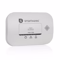 Smartwares FGA-13081FR, Monoxyde de carbone (CO), Maison, Bureau, 10 année(s), Blanc, Acrylonitrile-Butadiène-Styrène (ABS),  ...