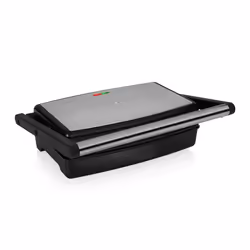 Tristar GR-2859 Gril à contact, Noir, Acier inoxydable, Plastique, Acier inoxydable, Rectangulaire, 275 x 180 mm, 230 °C, Cou ...