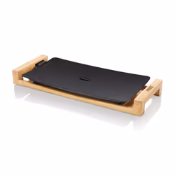 Princess 103026 Plancha - Table Chef Pure Black, Plancha, Aluminium, Bambou, Noir, Aluminium, Bambou, 500 x 250 mm, 6 personn ...