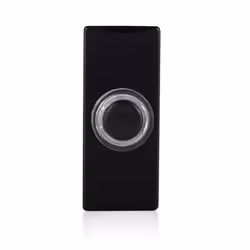 Byron DBW-22012 Bouton poussoir de sonnette de porte Noir Avec fil