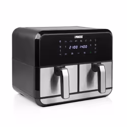 Princess 01.182074.01.001 Aerofryer double panier, Friteuse d’air chaud, 8 L, 2 kg, 200 °C, 6 personne(s), Chine