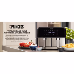 Princess 01.182074.01.001 Aerofryer Double panier - Vue supplémentaire 26