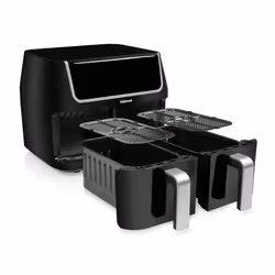 Petra FR-6970 Friteuse à air chaud Double 9L 1800W Noir, Argent - Vue supplémentaire 4