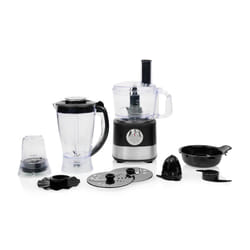 Princess 221054 robot de cuisine 1000 W 1,2 L Anthracite, Acier inoxydable, Transparent