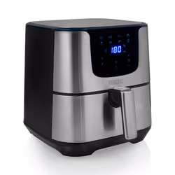 Princess 183312, Friteuse d’air chaud, 5,5 L, 200 °C, 7 personne(s), Unique, Argent