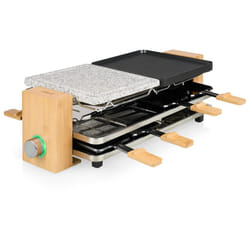 Princess 162635 raclette 8 personne(s) 1300 W Noir, Gris, Bois