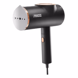 Princess 332890 Défroisseur à main pliable, Défroisseur vapeur portatif, 0,1 L, 0,5 min, Anthracite, Boutons, Vitrocéramique