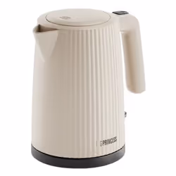 Princess 01.236048.01.001, 1,7 L, 2200 W, Noir, Blanc, Plastique, Indicateur de niveau d'eau, Arrêt de sécurité en cas de sur ...