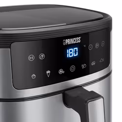 Princess 182463 Friteuse à air chaud 6L 1500W Noir, Inox - Vue supplémentaire 3
