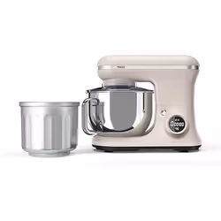 Princess Machine de cuisine numérique Nordic Bol 5L Acier Inox 8 Vitesses Contrôle Digital Sorbetière 1200 W Sans BPA Pieds