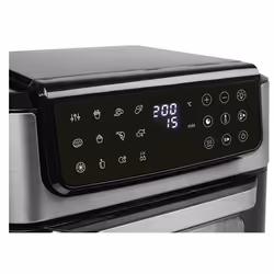 Tristar Heißluft-Ofen Kontrollleuchte Timerfunktion Friteuse à air chaud 12L 1800W Noir, Inox - Vue supplémentaire 3