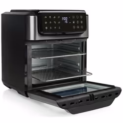 Tristar Heißluft-Ofen Kontrollleuchte Timerfunktion Friteuse à air chaud 12L 1800W Noir, Inox - Vue supplémentaire 4
