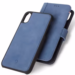 Etui - DECODED - iPhone XS MAX - Cuir bleu - Détachable - Fonction stand