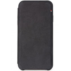 Étui en cuir - DECODED - iPhone Xs Max - Slim - Noir - Cuir véritable