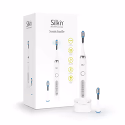 Silk'n SonicSmile, Adulte, Brosse à dents vibrante, Soin quotidien, Massage, Blanchiment, Polissage, Blanc, 31000 mouvements ...