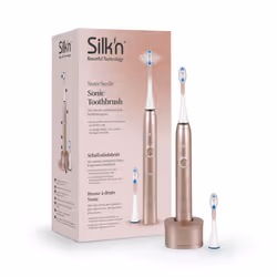 Silk'n SonicSmile, Adulte, Brosse à dents à ultrasons, Soin quotidien, Or, Rose, 31000 mouvements par minute, 2 min