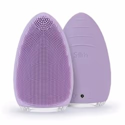 Silk'n Bright, Brosse vibrante, Violet, Peau normale, Peau grasse, Peau sensible, Silicone, Rotation oscillante, Joues, Mento ...