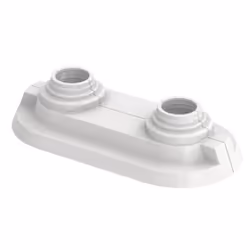 Double rosace blanc collerette rose cacher trous trous trous cacher universel 14-20mm