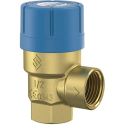 Soupape de sécurité pour installation d'eau chaude prescor b, raccord gw 1/2 pouce, 8 bar