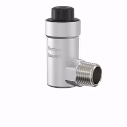 Purgeur air FLEXVENT H 1/2 laiton - FLAMCO - 27710 - Purgeurs d'air automatiques coudé en laiton nickelé ou blanc. Les purgeu ...