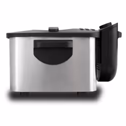 Inventum GF431S friteuse Unique 3 L Autonome 2200 W Noir, Acier inoxydable
