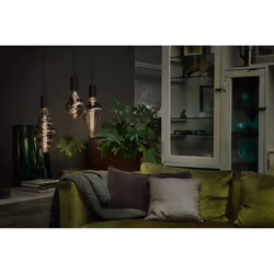 Sompex Retro Pendel éclairage en suspension Support flexible E27 Noir