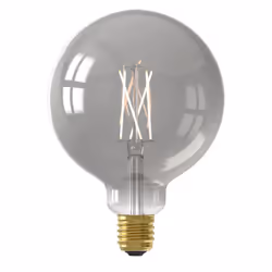 Calex 5101001700, Ampoule intelligente, Titane, E27, Sphérique, Blanc chaud, 1800 K