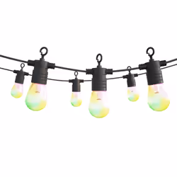 Calex 5401001700, Éclairage mural extérieur, Noir, IP44, Jardin, LED, Bleu, Vert, Rouge