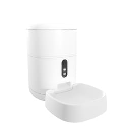 Calex 5501000400 gamelle et abreuvoir pour chiens et chats Blanc Universel Distributeur automatique pour animaux de compagnie