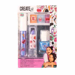 Canenco Create It! Makeup Set Holographic, Kit de maquillage pour enfants, 6 an(s), Multicolore