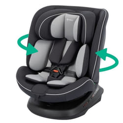 SAFETY 1ST Siège auto Cosmo I-Safe I-Size De 0 à 12 ans 40 - 150 cm Installation facile de la ceinture Rotation à 360° Black