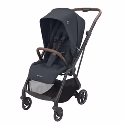 Maxi-Cosi Leona, Ciel de lit, Poussette avec système de voyage, Unisexe, Pliable, Graphite