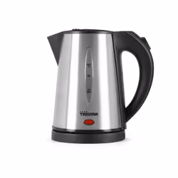 Tristar WK-1327 Bouilloire, 1 L, 2000 W, Noir, Acier inoxydable, Acier inoxydable, Indicateur de niveau d'eau, Sans fil