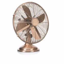 Tristar VE-5970 Ventilateur de table rétro, Ventilateur à lame domestique, Cuivre, Table, 58,6 dB, 1300 tr/min, 30 cm