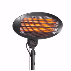 Tristar KA-5287 Chauffage de terrasse, 2 m, IPX4, Intérieure, Sol, Mur, Noir, 2000 W