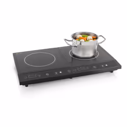 Tristar IK-6179 Plaque induction 2 feux, Noir, Comptoir, Plaque avec zone à induction, Verre, 2 zone(s), 2 zone(s)
