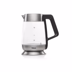 Tristar WK-3375 Bouilloire en verre LED multicolore et thermostat, 1,8 L, 2200 W, Noir, Acier inoxydable, Transparent, Verre, ...