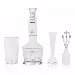 Tristar MX-4801 Kit mixeur plongeant, Mélangeur par immersion, 0,5 L, 250 W, Blanc