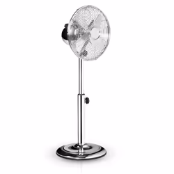 Tristar VE-5952 Ventilateur métal sur pied, Ventilateur à lame domestique, Argent, Sol, 52,2 dB, 1300 tr/min, 25 cm