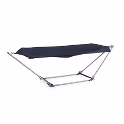CamPart Travel BE-0640 Hamac Venice, Lit une personne, 150 kg, 1 personne(s), Polyester, Beige, Gris, Acier