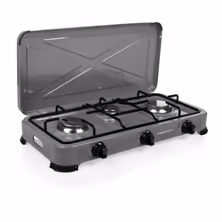 CamPart Travel GA-8403 Réchaud à gaz Quebec, 1500 W, 3 zone(s), Extérieure, Butane/Propane, 30 mbar, CE