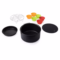 Princess 182011 Lot d'accessoires friteuse Aerofryer 3,2L, Kit d'accessoires, Princesse, 182020, 182021, Multicolore, Siliciu ...
