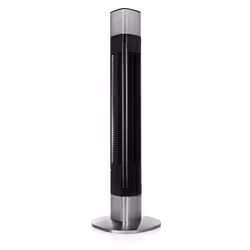 Princess 01.350000.01.001 Tour de ventilation connectée, Ventilateur vertical domestique, Noir, Acier inoxydable, Sol, 54 dB, ...